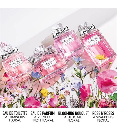 miss dior ancillaries range|Miss Dior blooming rose.